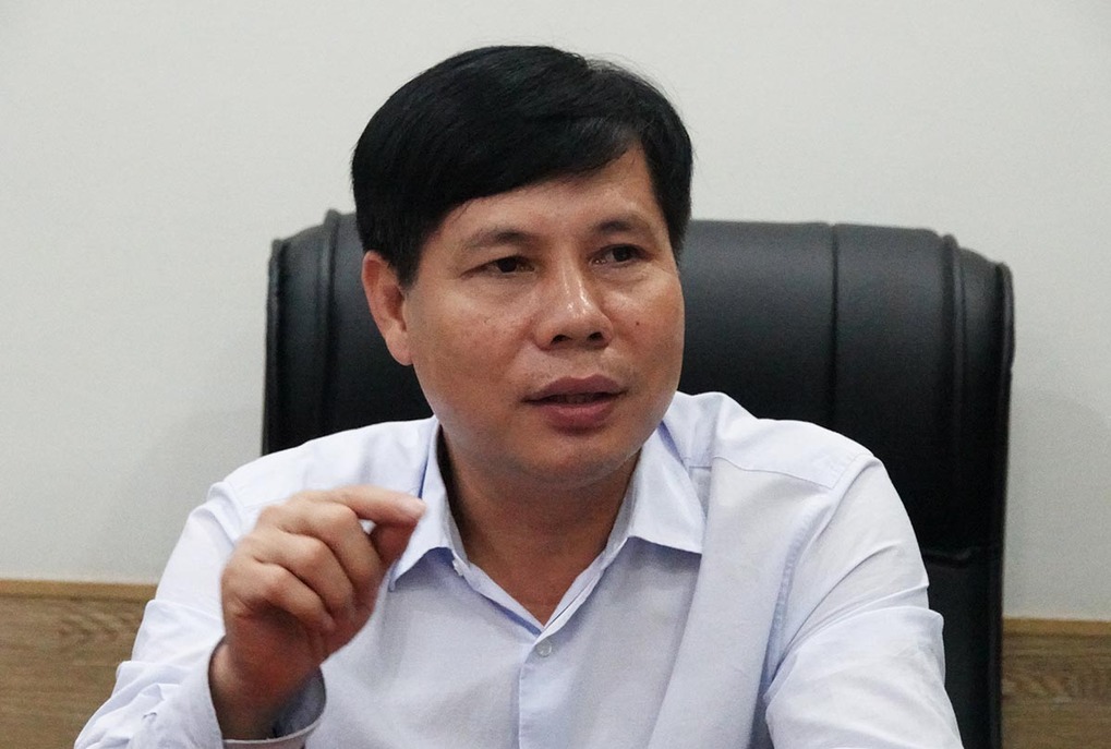 Ông Phan Công Bằng trả lời phỏng vấn VnExpress ngày 25/9. Ảnh: Giang Anh.