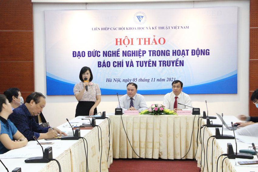 Liên hiệp các Hội Khoa học và Kỹ thuật Việt Nam tổ chức Hội thảo Đạo đức nghề nghiệp trong hoạt động Báo chí và Tuyên truyền