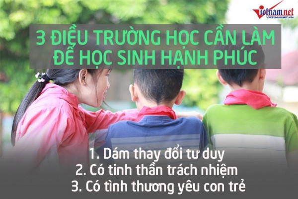 Làm học sinh hạnh phúc: Điều thiếu vắng ở trường học VN?