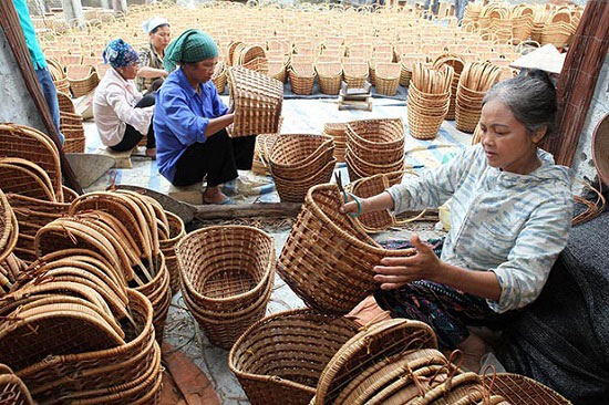 Sức sống mới của các làng nghề mây tre đan