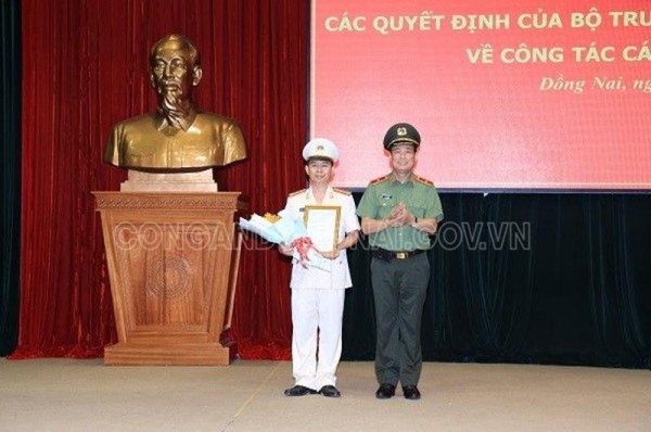 Đại tá Trần Tiến Đạt giữ chức Phó giám đốc Công an tỉnh Đồng Nai