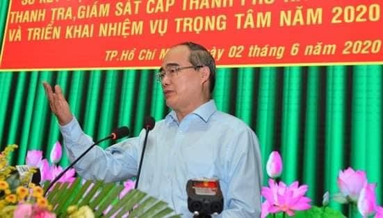 Đồng chí Nguyễn Thiện Nhân đánh giá việc thực hiện công tác kiểm tra, thanh tra, giám sát cấp TPHCM năm 2019 và chỉ đạo triển khai nhiệm vụ năm 2020