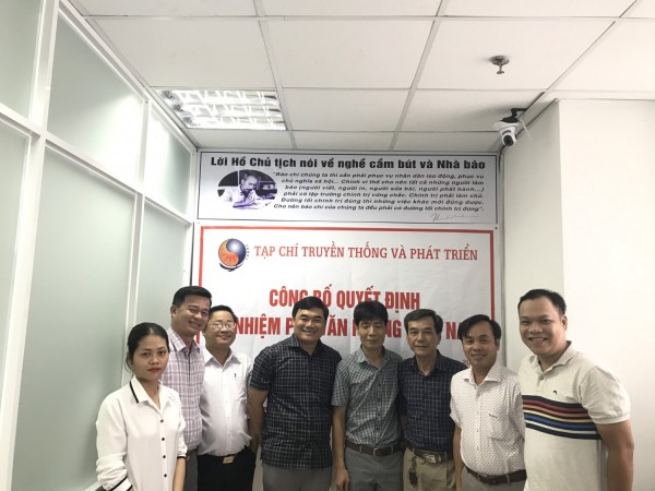 Tạp chí Truyền thống & Phát triển Bổ nhiệm nhân sự chủ chốt thuộc Văn phòng Đại diện khu vực phía Nam 