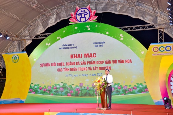 Sự kiện giới thiệu sản phẩm OCOP gắn với văn hóa các tỉnh Miền Trung - Tây Nguyên năm 2022