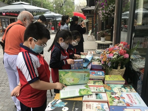 Nhiều hoạt động hấp dẫn tại Phố Sách Hà Nội