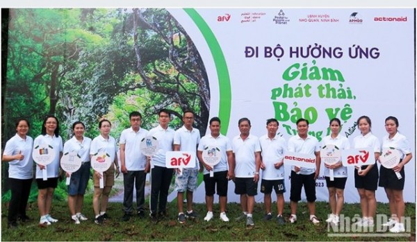 Đây là một phần trong chương trình hợp tác giữa Vườn quốc gia Cúc Phương, AFV, Ủy ban nhân dân huyện Nho Quan (tỉnh Ninh Bình), tổ chức ActionAid quốc tế tại Việt Nam (AAV) - Ảnh: Báo Nhân Dân