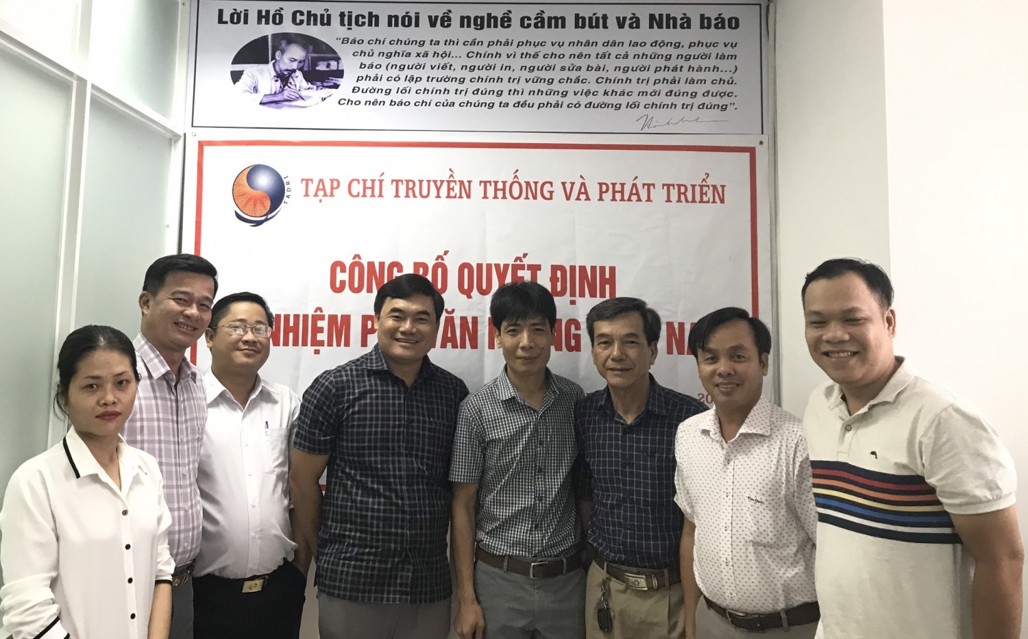 ​ Ông Đặng Vũ Cảnh Linh - Phó Tổng biên tập Tạp chí Truyền thống & Phát triển  phát biểu tại lễ bổ nhiệm ​