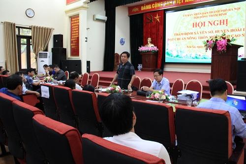 Đoàn công tác của Văn phòng Điều phối nông thôn mới Thành phố Hà Nội